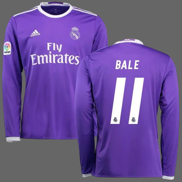 Equipación Visitante Real Madrid 2016/17 (Manga Larga)