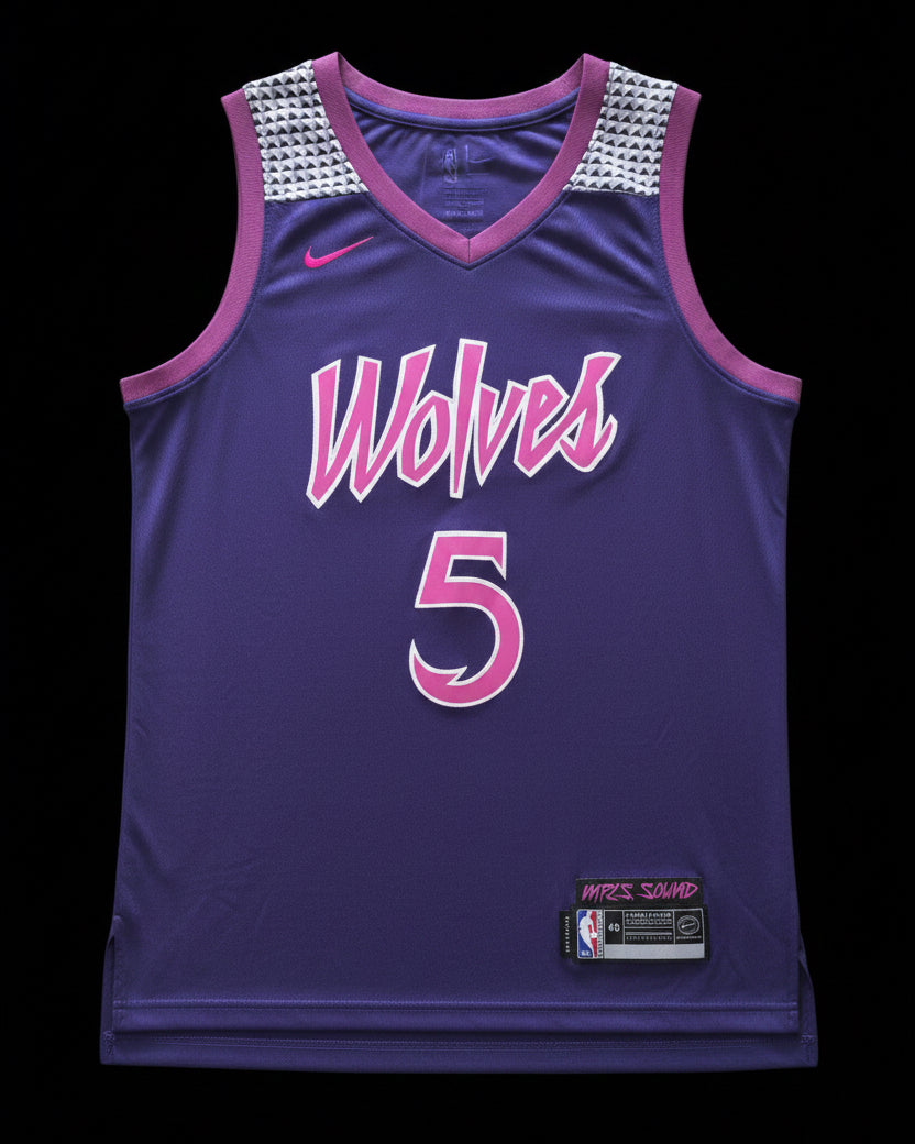 Camiseta de la edición City 2018-19 de los Minnesota Timberwolves de Anthony Edwards