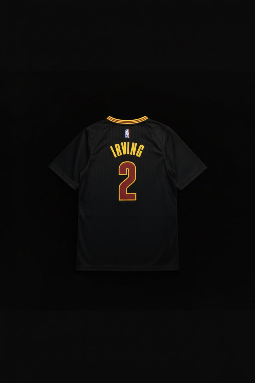 Camiseta con mangas Kyrie Irving de los Cleveland Cavaliers