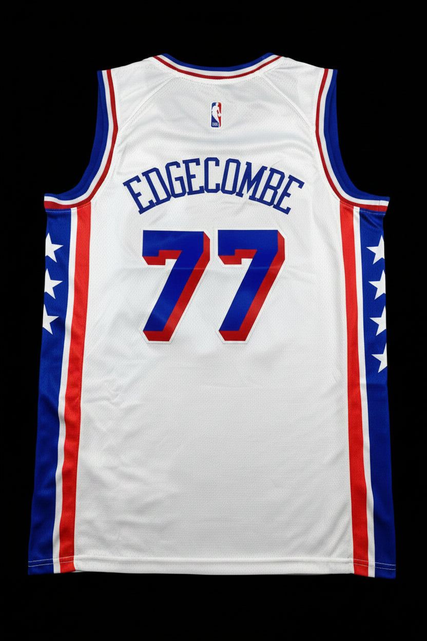 Camiseta Philadelphia 76ers Edición Association V.J. Edgecombe