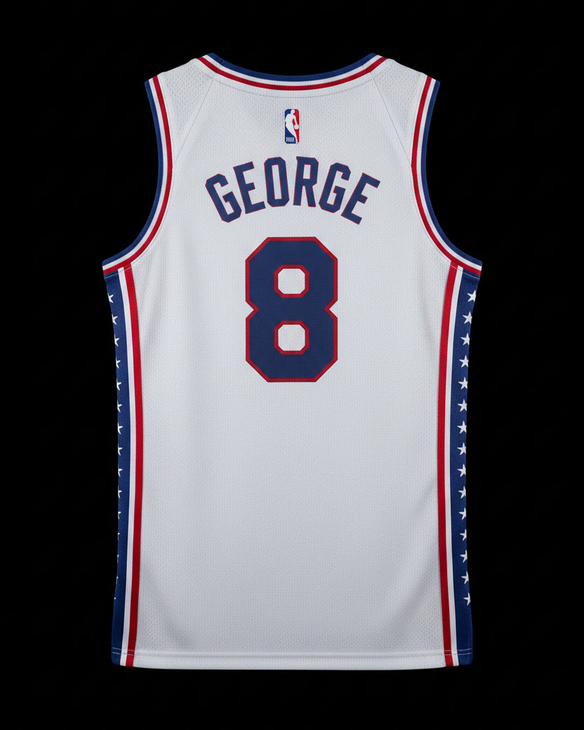 Camiseta Paul George Philadelphia 76ers Edición Association