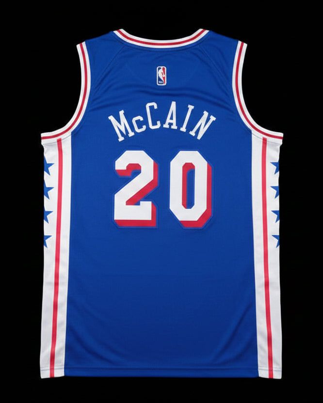 Camiseta Jared McCain Icon Edition de los Philadelphia 76ers