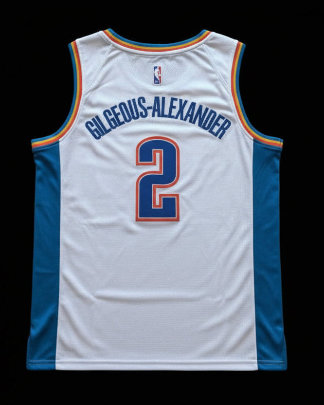 Camiseta Swingman de los Oklahoma City Thunder de Shai Gilgeous-Alexander Edición Association