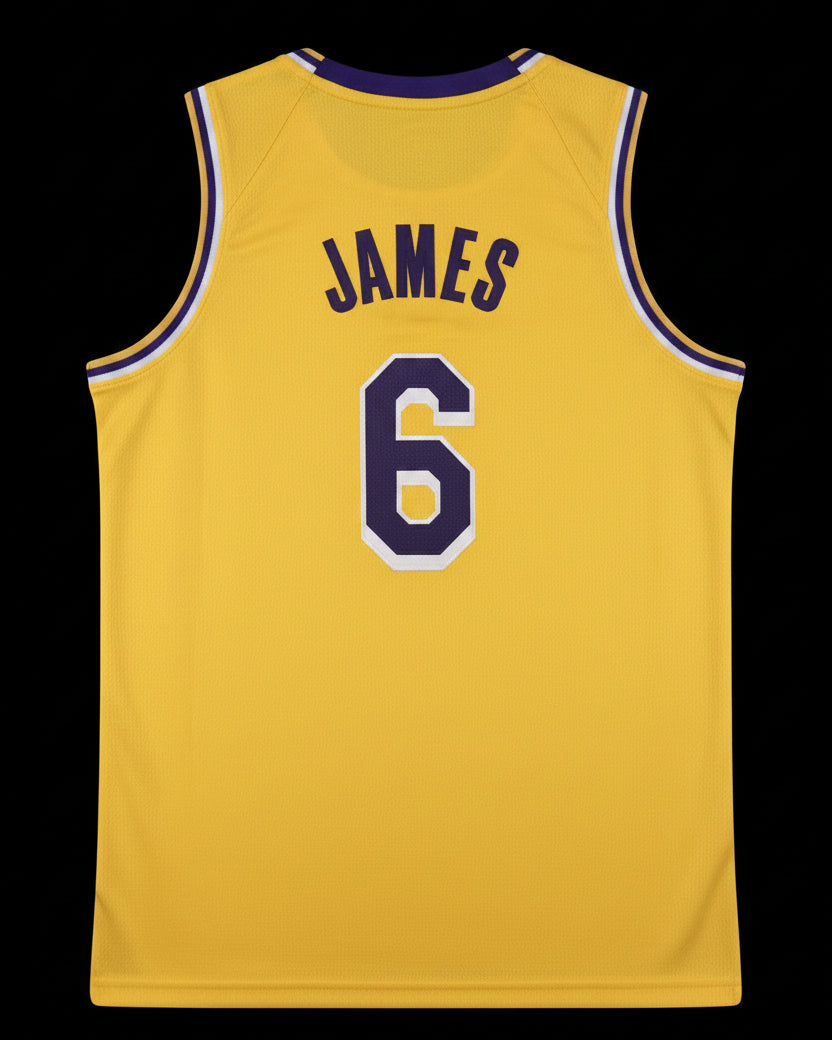 Camiseta Lebron James Edición Icon de Los Angeles Lakers (camiseta n.º 6)