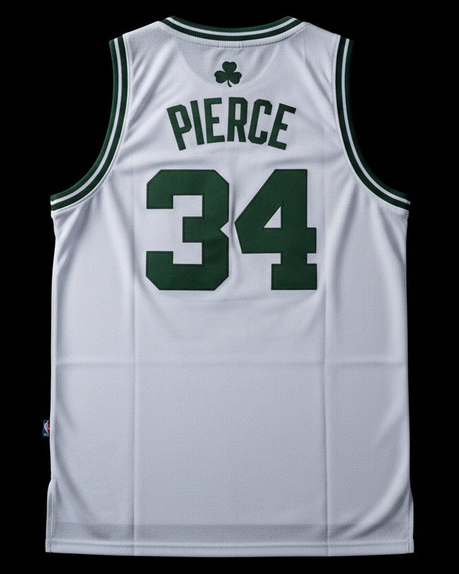 Camiseta blanca de Paul Pierce de los Boston Celtics