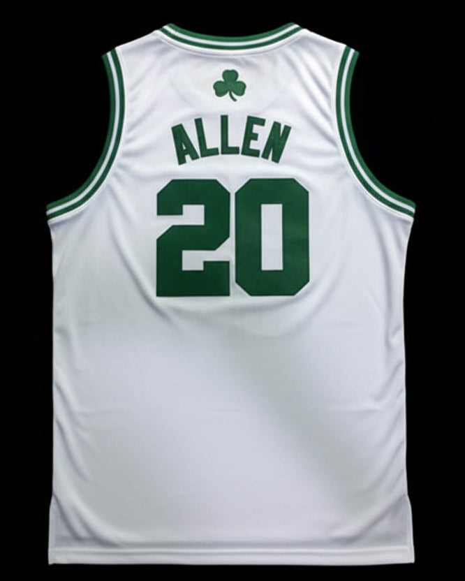 Camiseta blanca de Ray Allen de los Boston Celtics