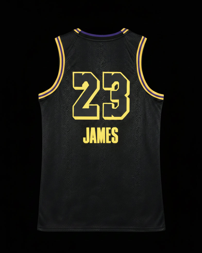 Camiseta Los Angeles Lakers Edición Ciudad "Black Mamba" de Lebron James