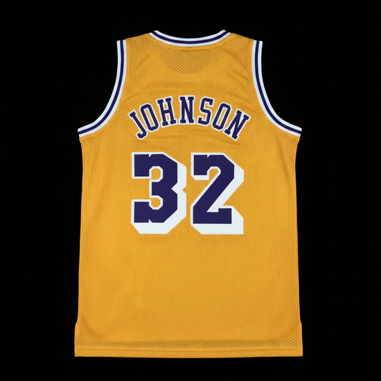 Camiseta Magic Johnson Hardwood Classics (Oro local) de Los Angeles Lakers
