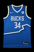 Camiseta Giannis Antetokounmpo Milwaukee Bucks City Edition 2024/25