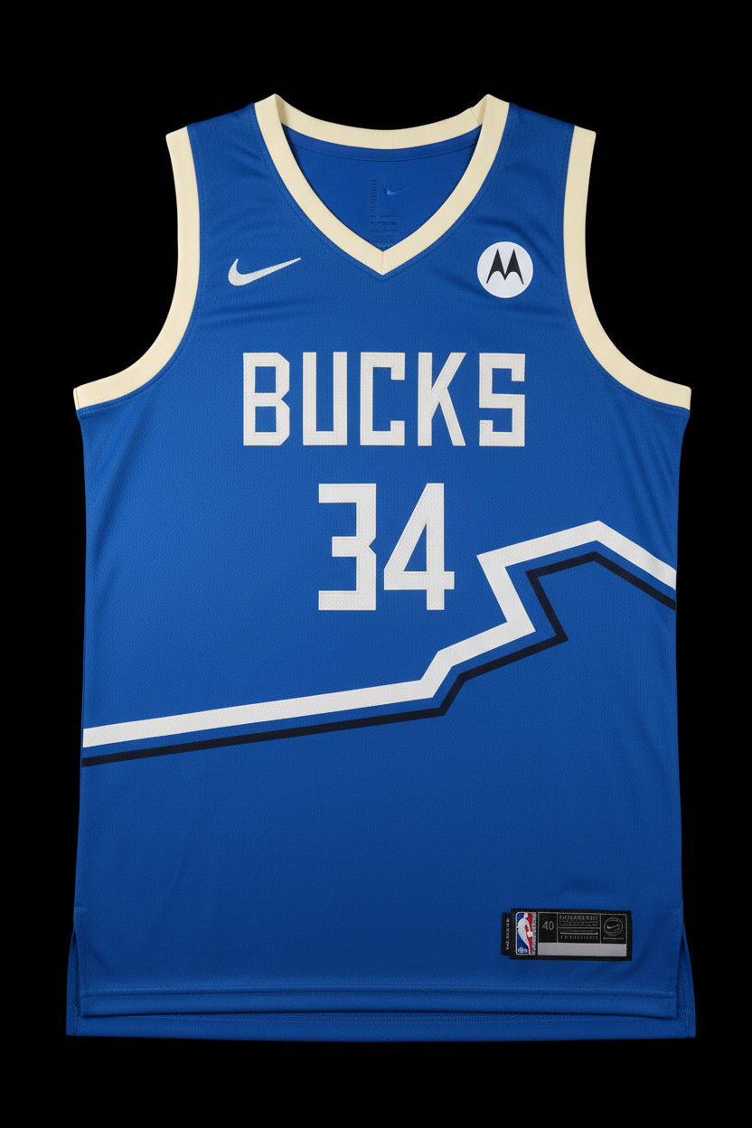 Camiseta Giannis Antetokounmpo Milwaukee Bucks City Edition 2024/25