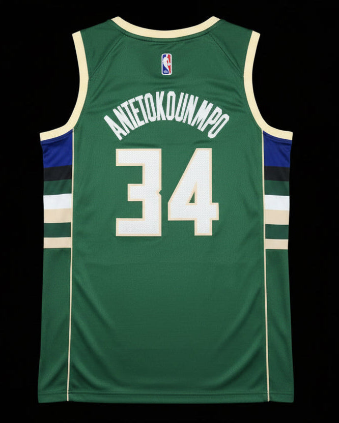 Camiseta Giannis Antetokounmpo Milwaukee Bucks Icon Edition