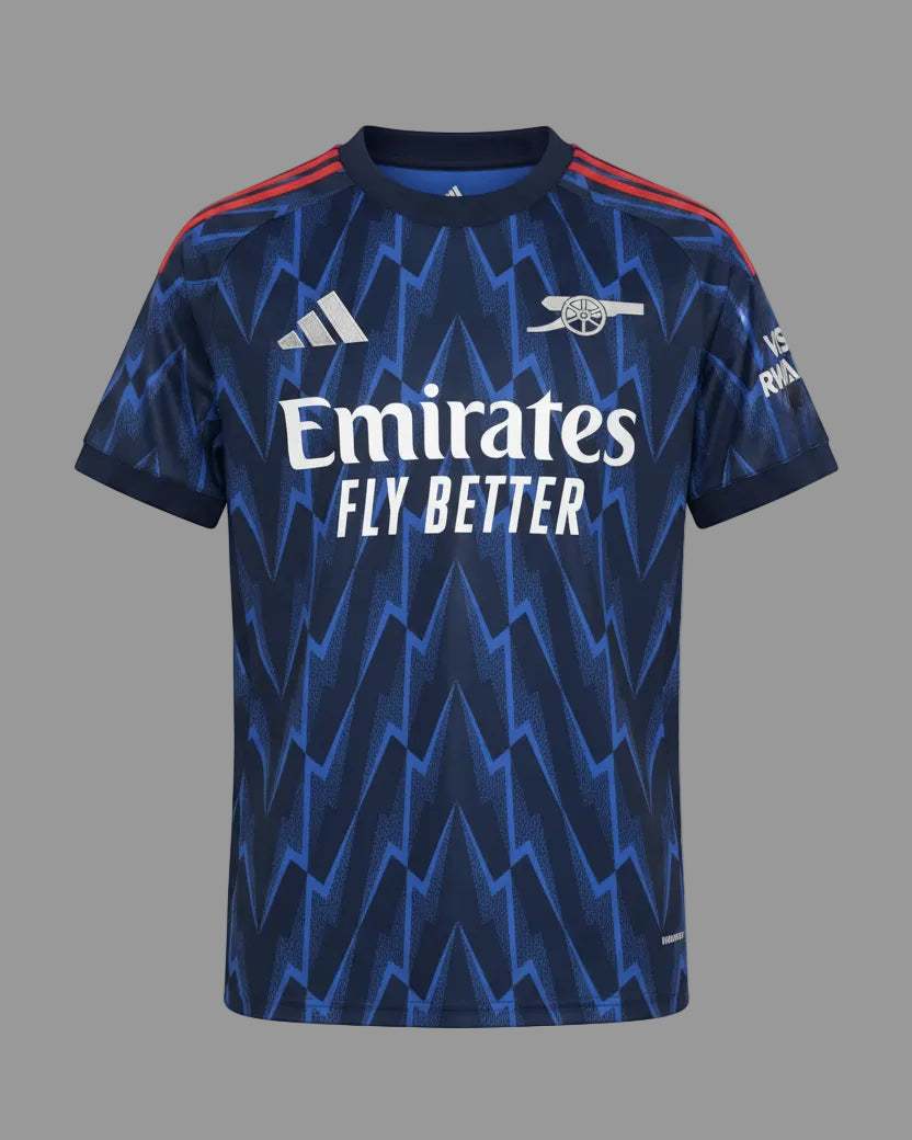Camiseta de visitante del Arsenal 25/26