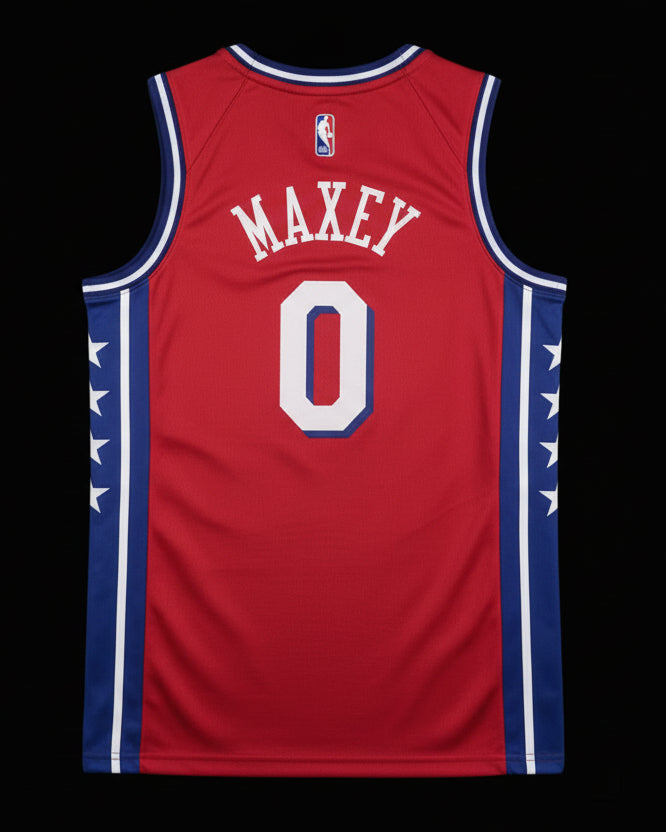 Camiseta Tyrese Maxey Edición Statement de los Philadelphia 76ers