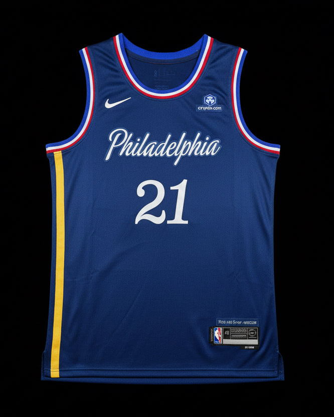 Camiseta Philadelphia 76ers City Edition 2025/26 Joel Embiid