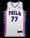 Camiseta Philadelphia 76ers Edición Association V.J. Edgecombe