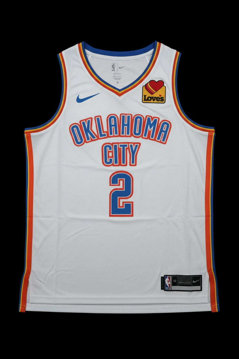 Camiseta Swingman de los Oklahoma City Thunder de Shai Gilgeous-Alexander Edición Association