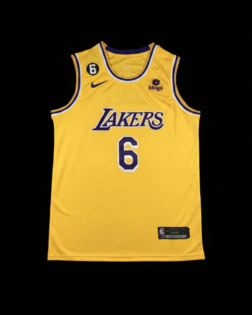 Camiseta Lebron James Edición Icon de Los Angeles Lakers (camiseta n.º 6)