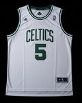 Camiseta blanca de Kevin Garnett de los Boston Celtics