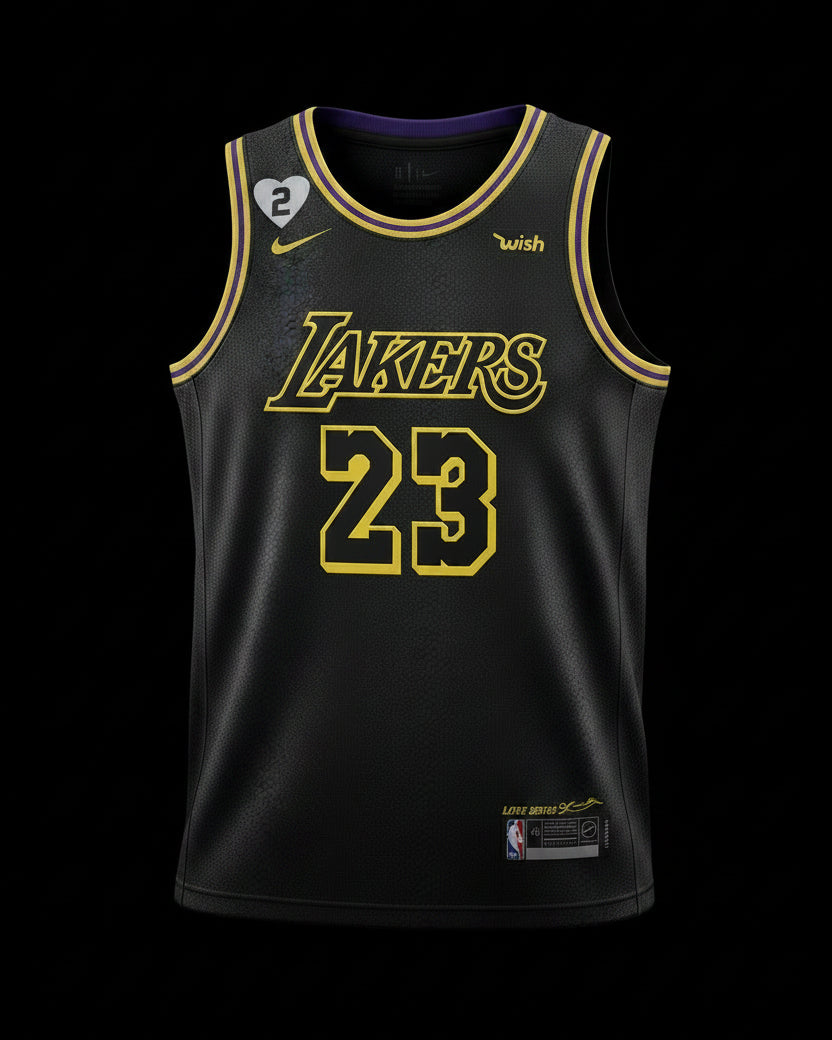 Camiseta Los Angeles Lakers Edición Ciudad "Black Mamba" de Lebron James