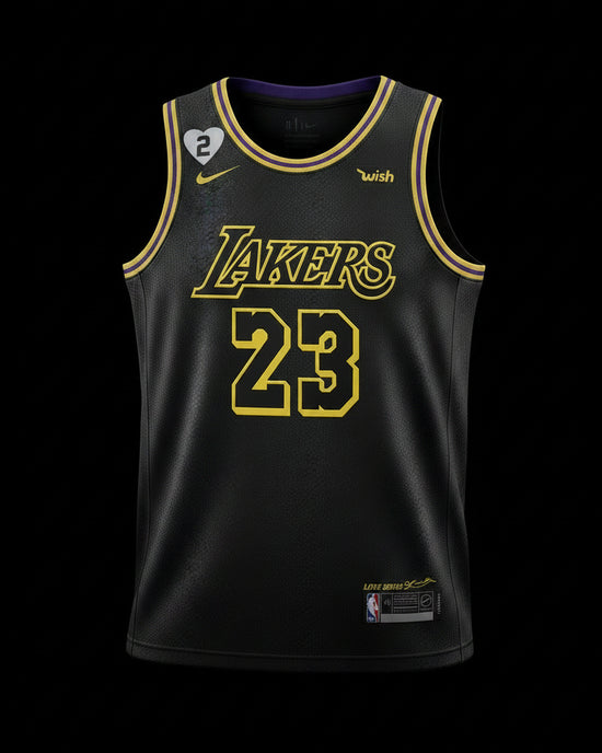 Camiseta Los Angeles Lakers Edición Ciudad "Black Mamba" de Lebron James
