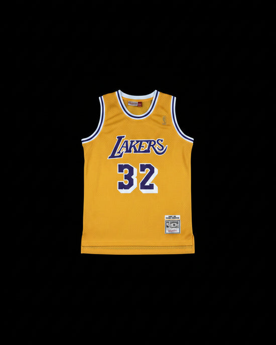 Camiseta Magic Johnson Hardwood Classics (Oro local) de Los Angeles Lakers
