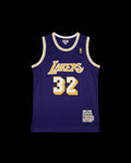 Los Angeles Lakers Hardwood Classics (Morado de visitante) Magic Johnson