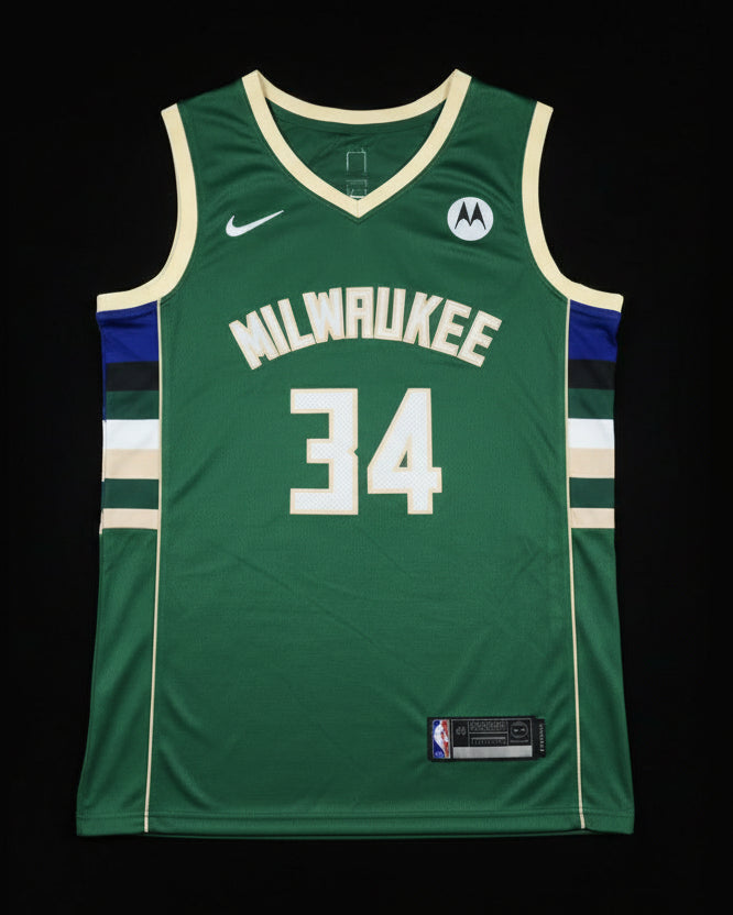 Camiseta Giannis Antetokounmpo Milwaukee Bucks Icon Edition
