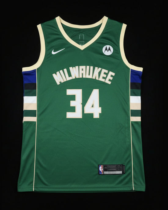 Camiseta Giannis Antetokounmpo Milwaukee Bucks Icon Edition