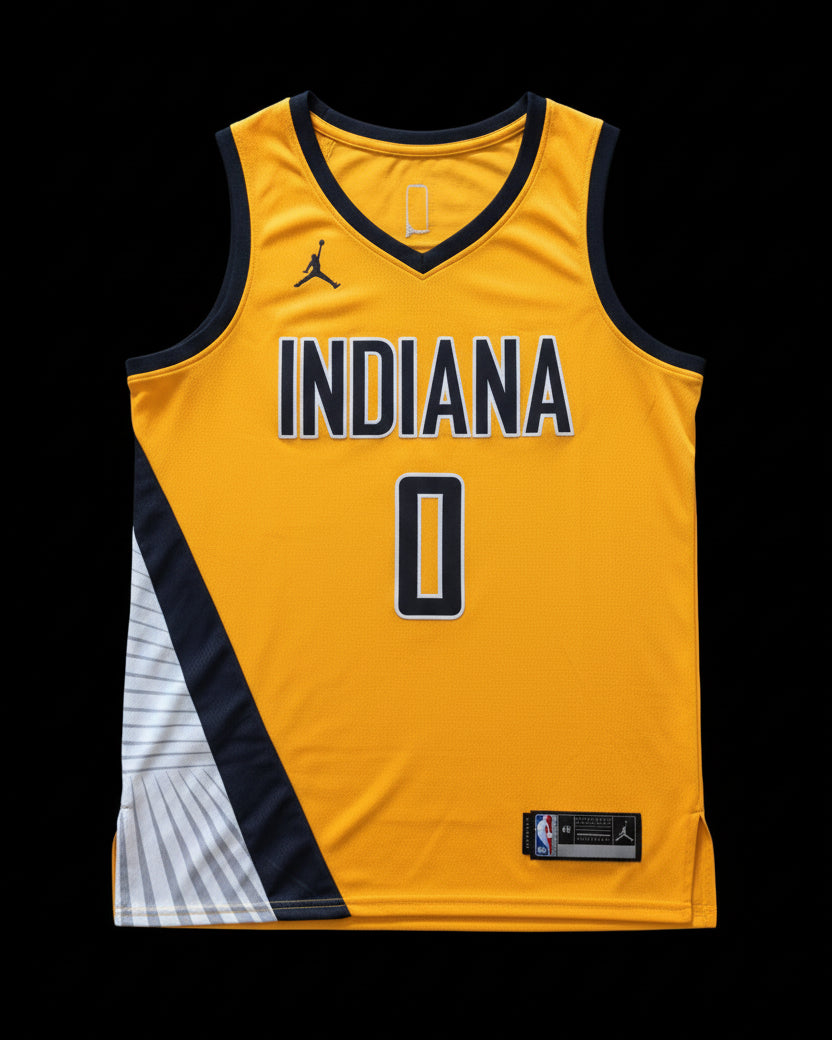 Camiseta Tyrese Haliburton Indiana Pacers Statement Edition