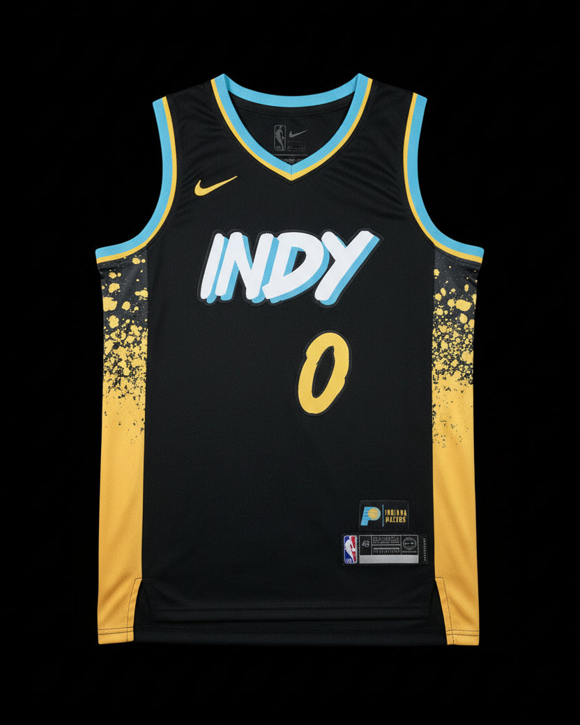 Camiseta Tyrese Haliburton City Edition 23/24 de los Indiana Pacers