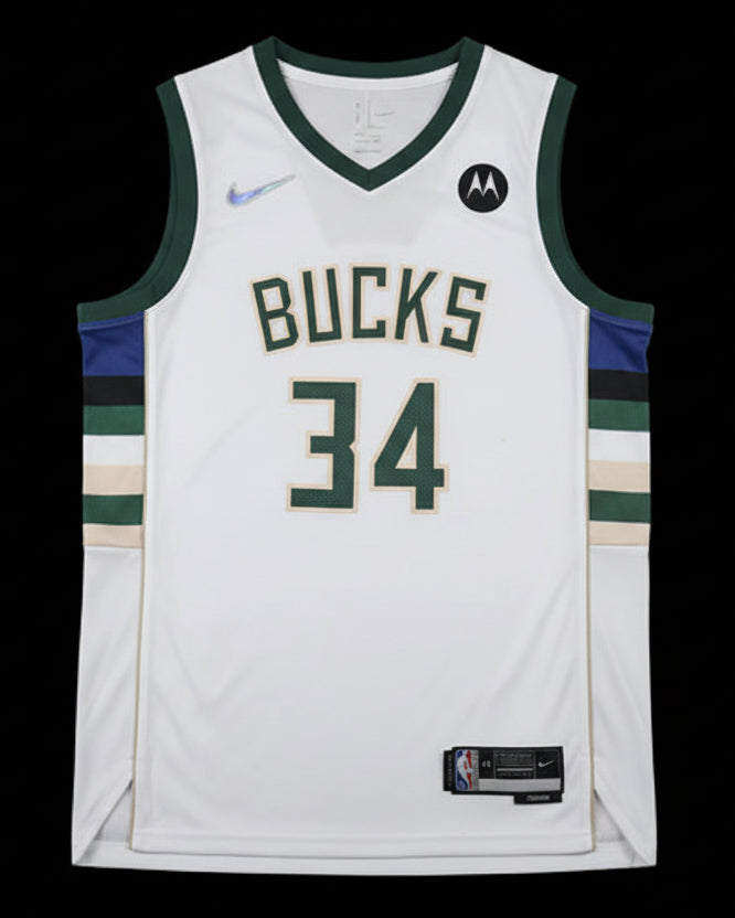 Camiseta Giannis Antetokounmpo Milwaukee Bucks Edición Association