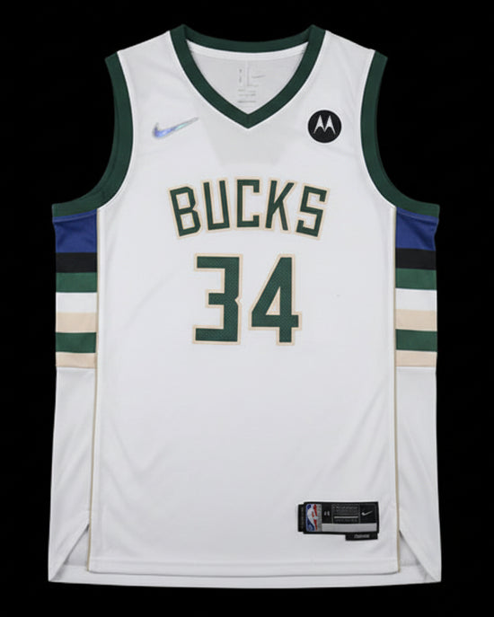 Camiseta Giannis Antetokounmpo Milwaukee Bucks Edición Association
