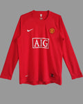 Camiseta de local del Manchester United 07/08 (manga larga)