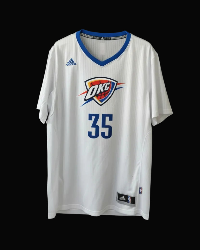 Camiseta Kevin Durant Icon Edition 2012 con mangas Pride de los Oklahoma City Thunder